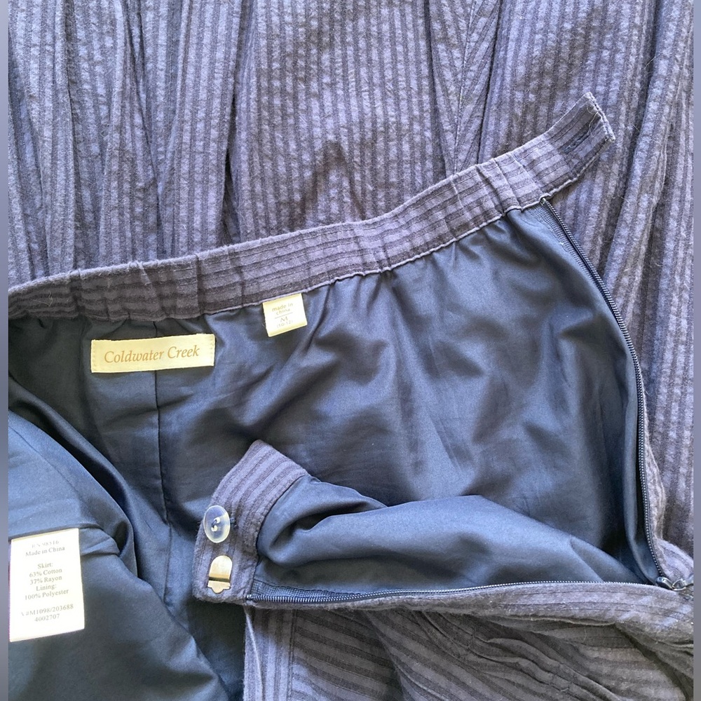 Coldwater Creek A-Line Skirt in Deep Purple - Picture 6 of 6